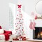 Best Choice Products White Artificial Holiday Christmas Pencil Tree w/ Metal Base
